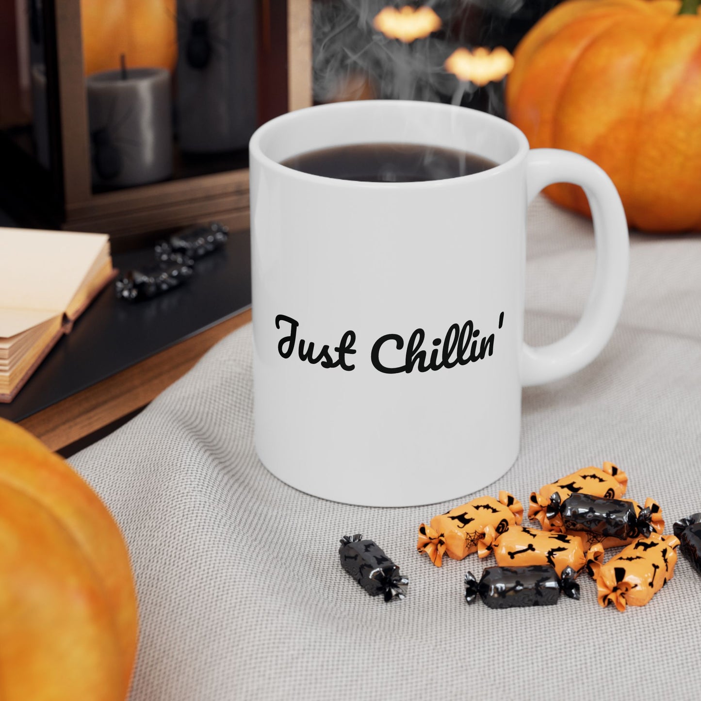 Funny Ceramic Mug - Just Chillin' - Perfect Gift for Coffee Lovers