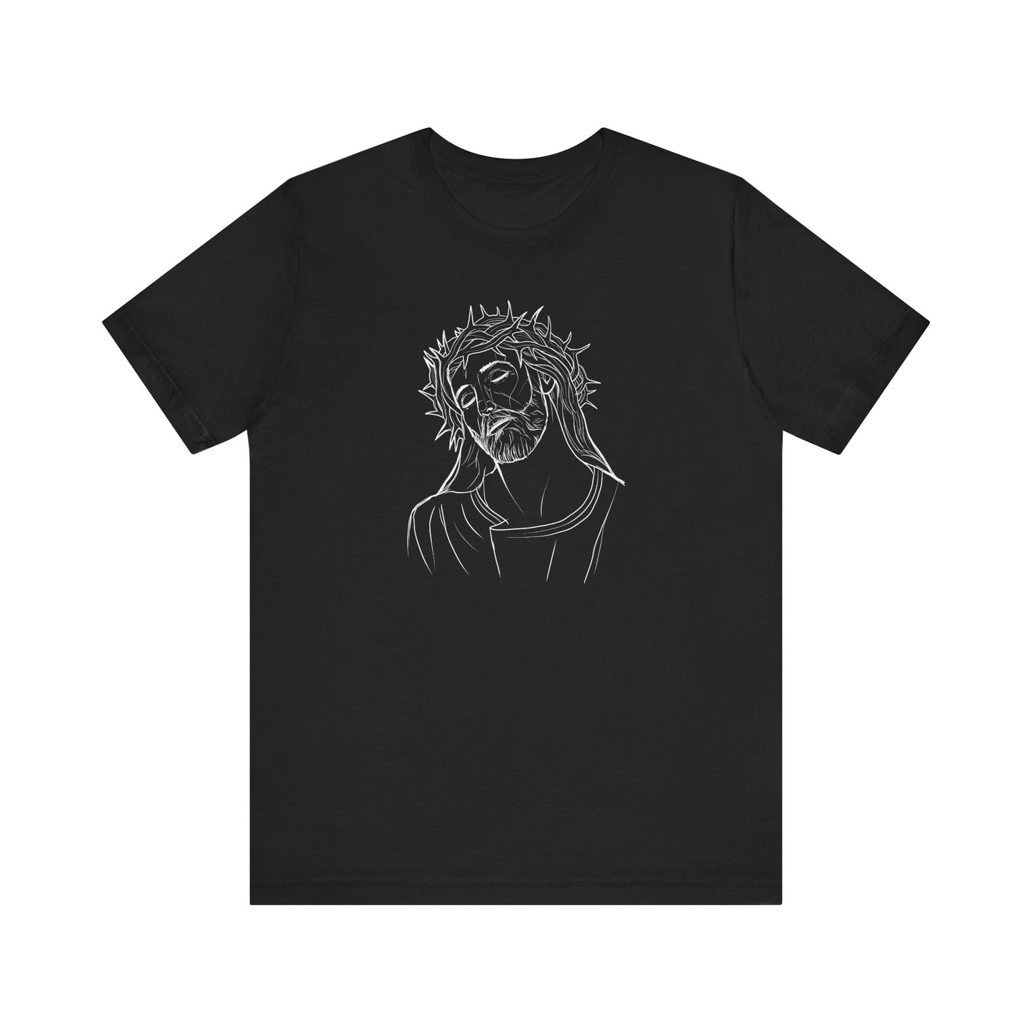 Unisex Religious Tee - Christ in Thorn