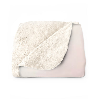 Sherpa Fleece Blanket - Rose Petal