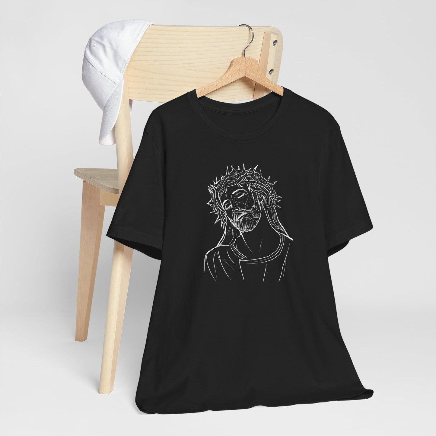 Unisex Religious Tee - Christ in Thorn