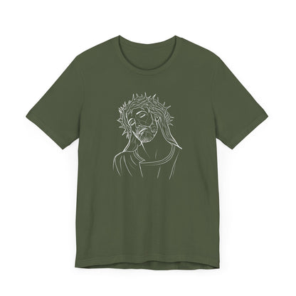 Unisex Religious Tee - Christ in Thorn