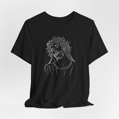 Unisex Religious Tee - Christ in Thorn