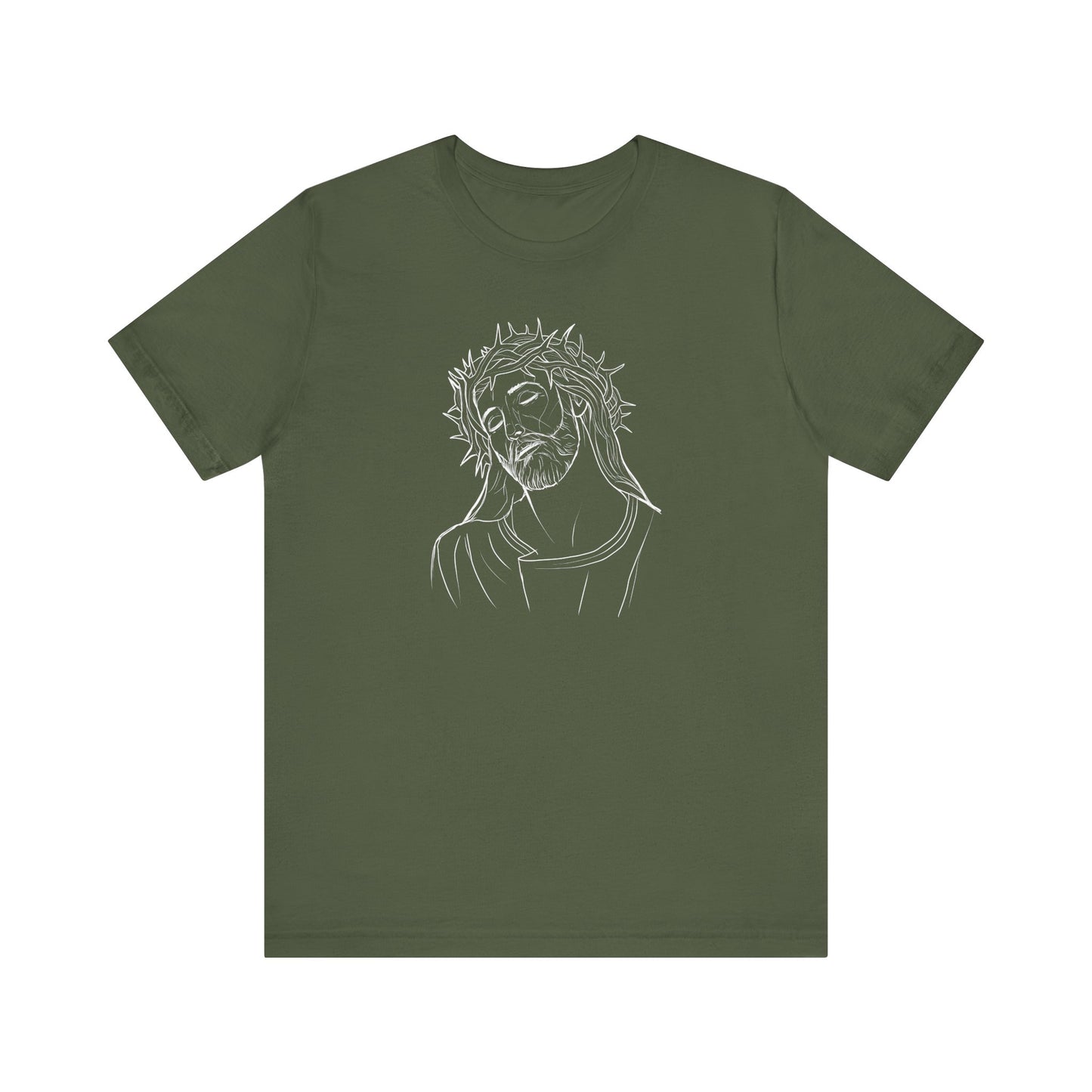 Unisex Religious Tee - Christ in Thorn