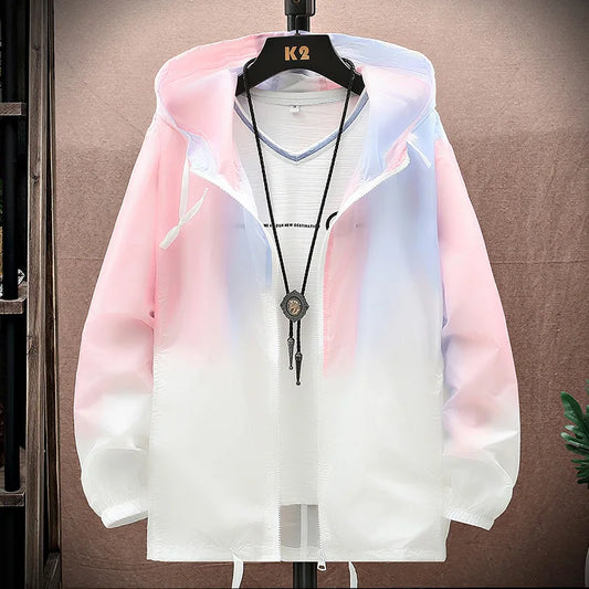 Cutie Gradient Y2K Hip hooded Coats