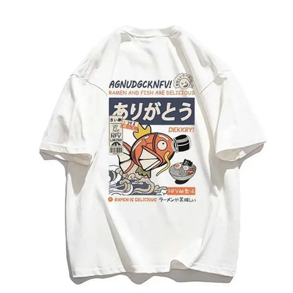 2024 Men's T-shirt - Funny Magikarp Printed T-shirt