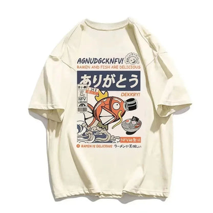 2024 Men's T-shirt - Funny Magikarp Printed T-shirt