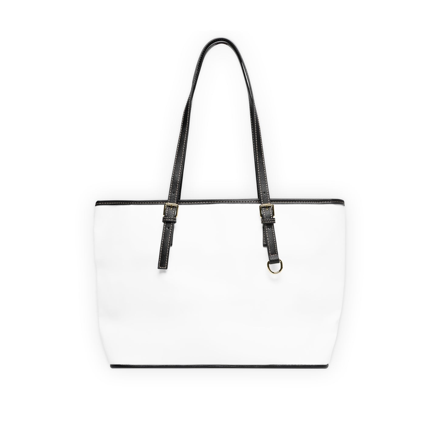 Noir & Blanc Series - Elegant PU Leather Shoulder Bag